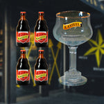 Pack Kasteel Rouge 330ml x 4 + Copa