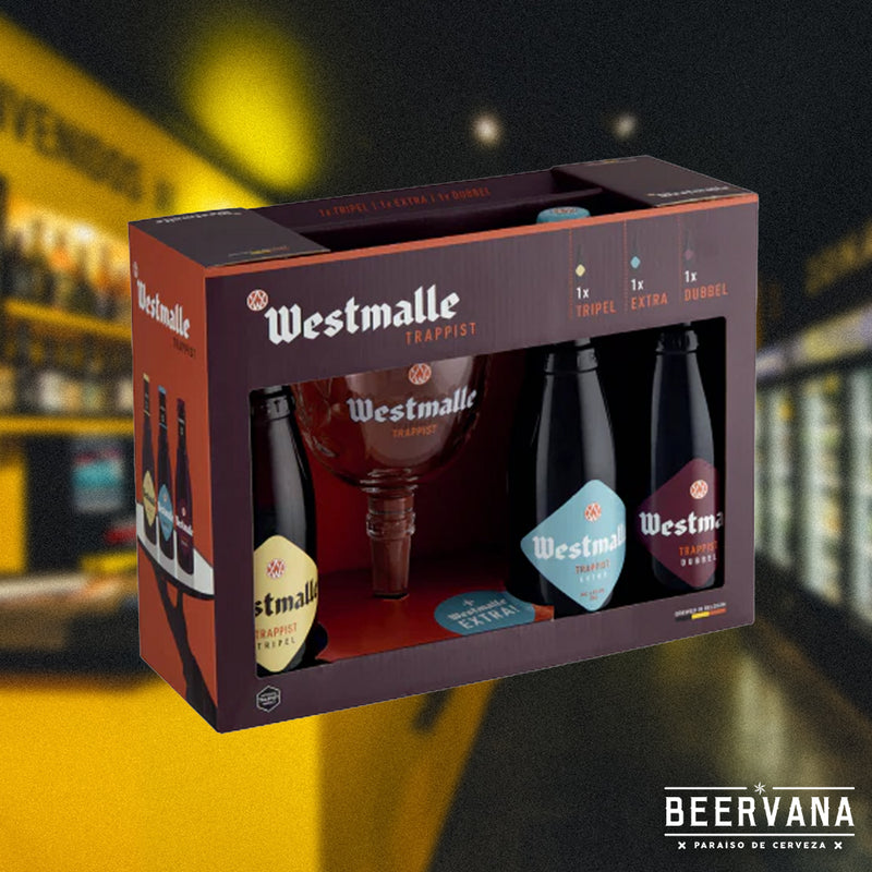 Pack Westmalle 3x330ml + Copa